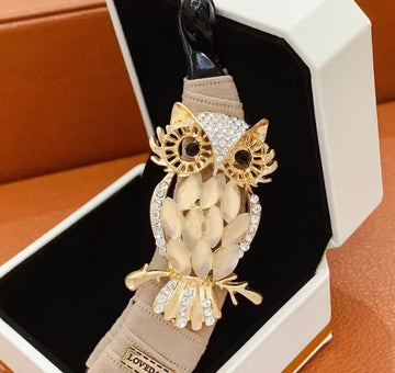 XSB141 - Korean Retro Style Owl Brooch